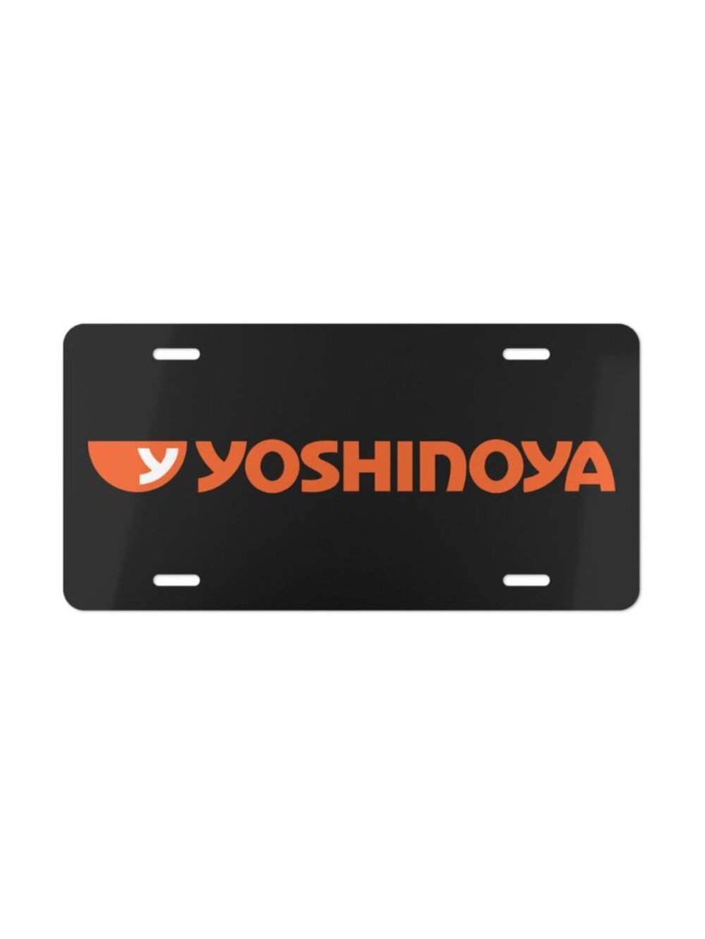Yoshinoya Restaurant Logo Vanity License Plate Hot Japanese Fast Food USA